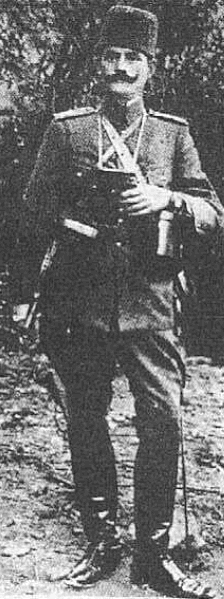 Turkish Major Mehmet Himmet, Ambassador Murat's great-grandfather-in-law, who died on the Suvla front